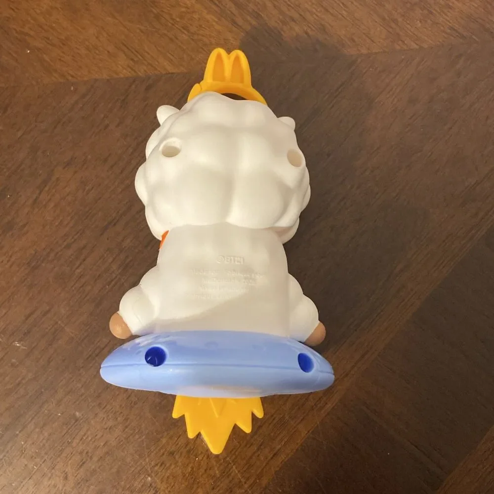 McDonald's BT21 Happy Meal Toys Set of 5 UFO Spinner Figures Yellow Hanger